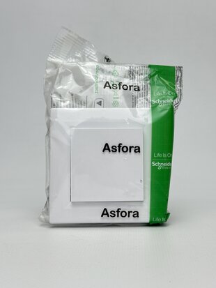 Розетка 1-а з/з з кришкою біл. Schneider ASFORA EPH3100121