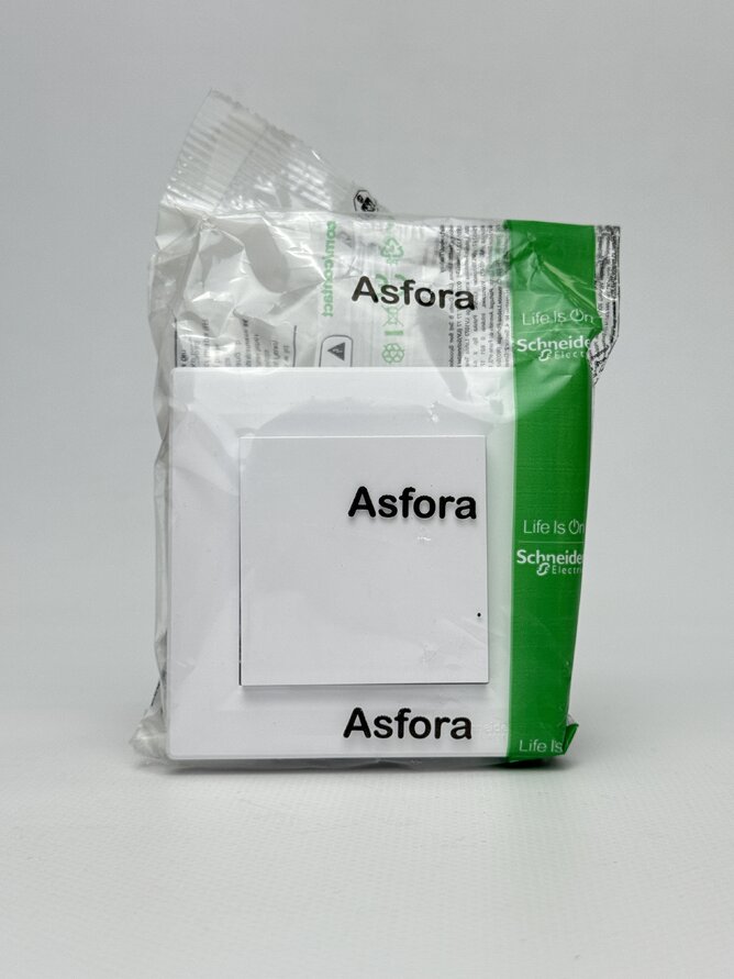 Розетка 1-а з/з з кришкою біл. Schneider ASFORA EPH3100121
