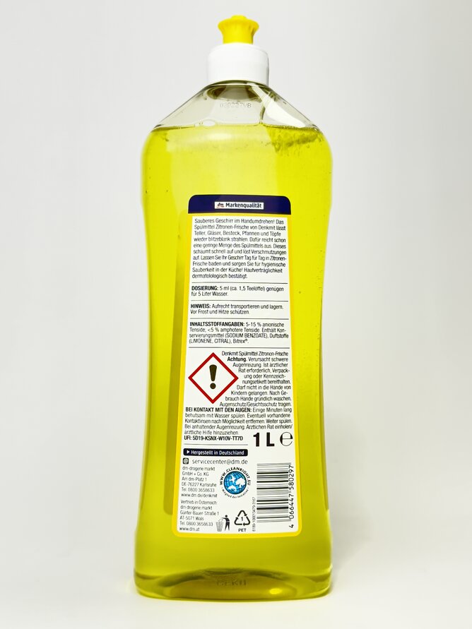 Denk Mit засіб для миття посуду Zitronen-frische 1л