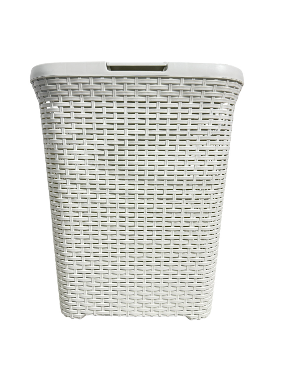Корзина для білизни "Ротанг" 50л . біла роза