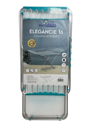 Сушарка для одягу Elegancie з анодованого алюмінію 16м. бірюзова