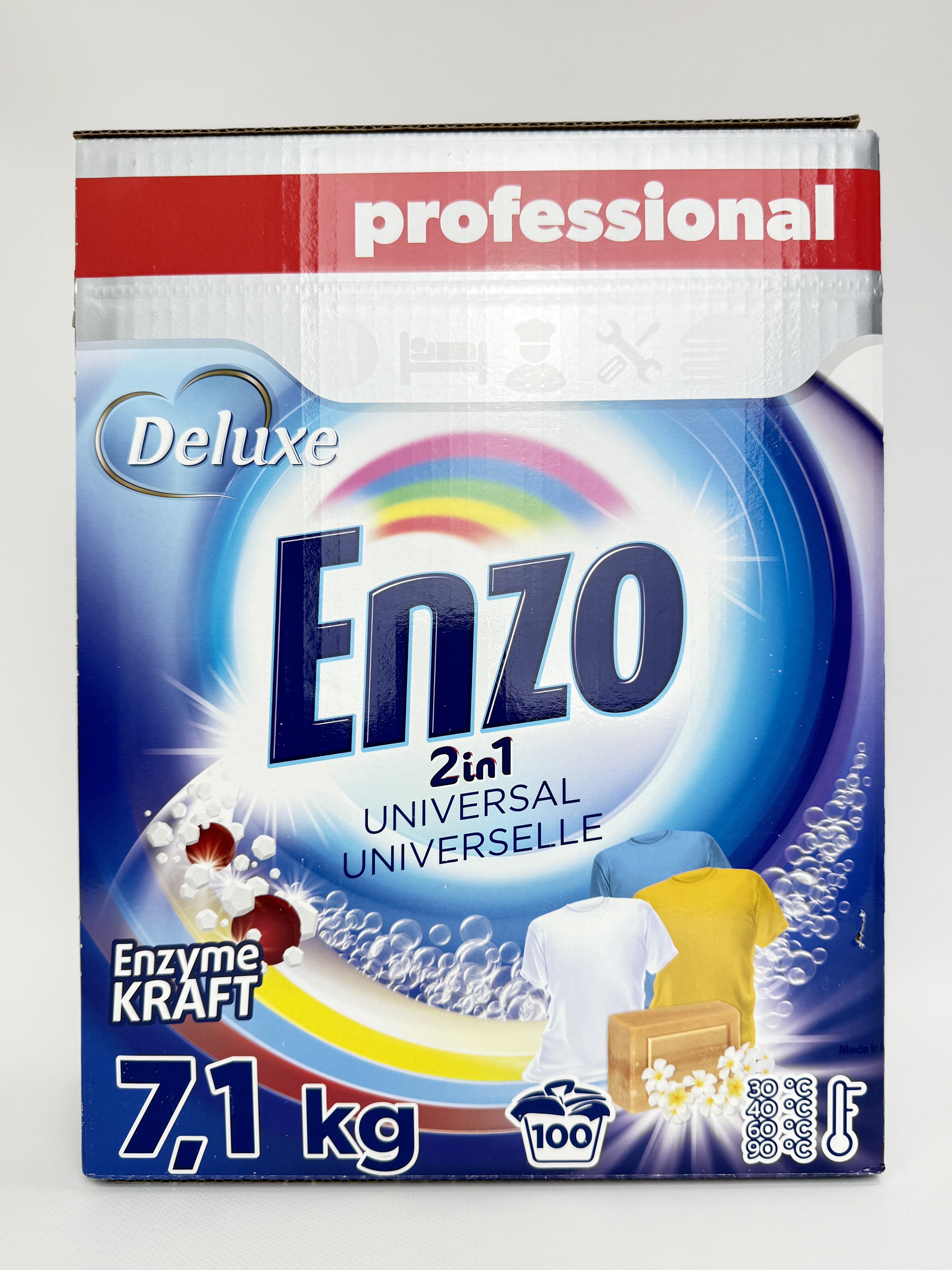 Ензо порош 7.1 кг коробка універсал