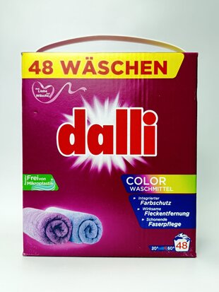 Dalli Порошок для прання кольорових речей ColorWaschmittel 3.12кг. 48 прань