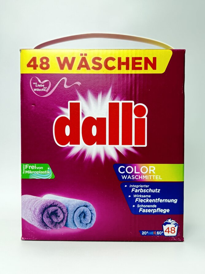 Dalli Порошок для прання кольорових речей ColorWaschmittel 3.12кг. 48 прань