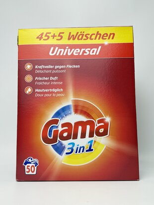 Gama - Порошок 50Wa 3in1 3.25kg
