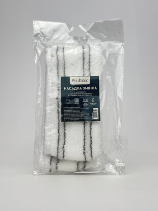 Насадка змінна з мікрофібри 32см "з абраз. вст." до швабри д/миття вікон EF-3020