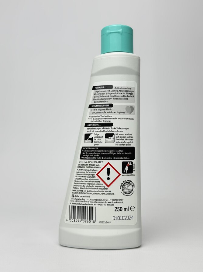Dr. Beckman - Glaskeramikreiniger молочко Очисник склокераміки 250 ml