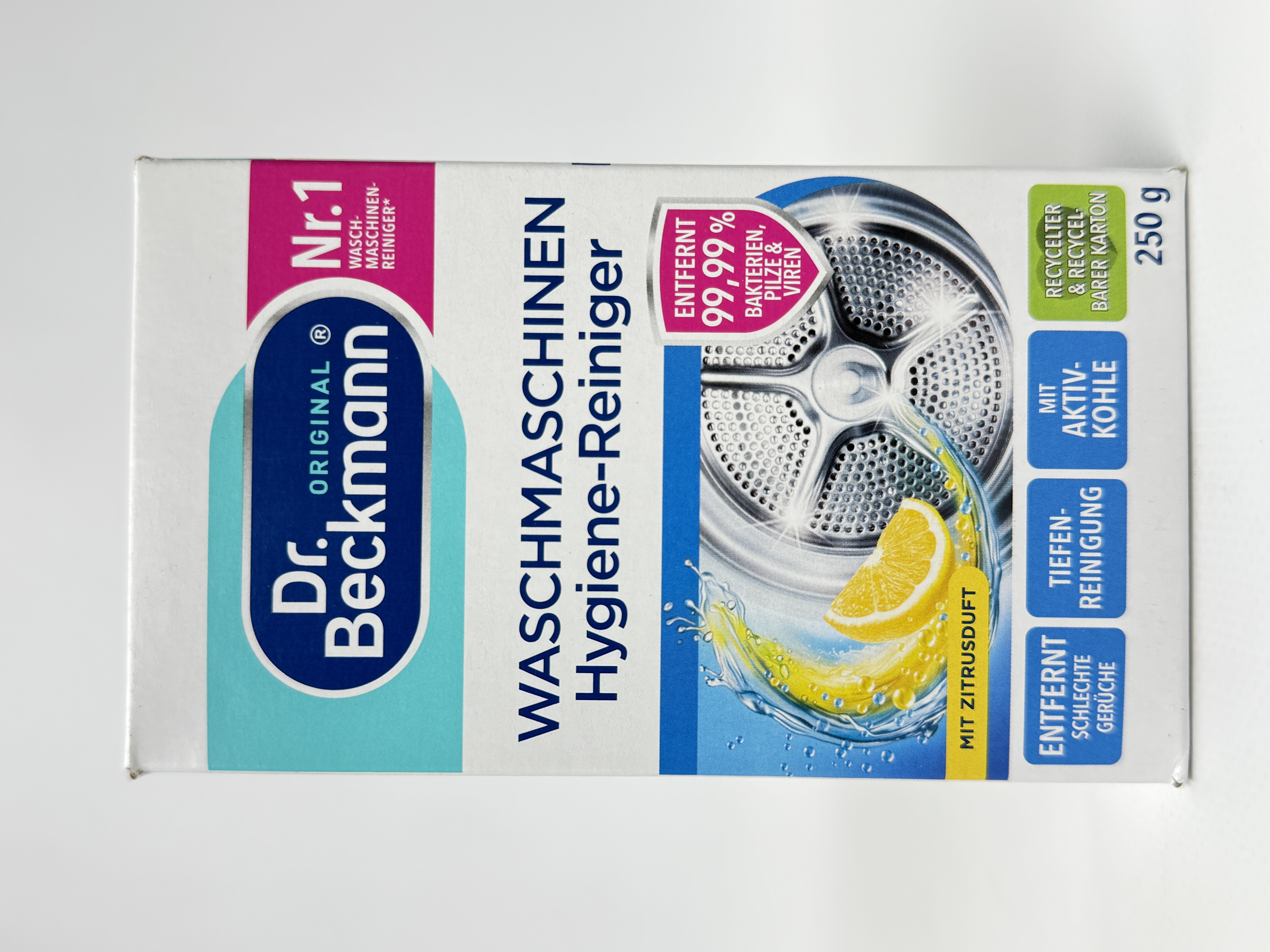 Dr. Beckman - Очисник для пральної машини Waschmachine Hygiene 250г