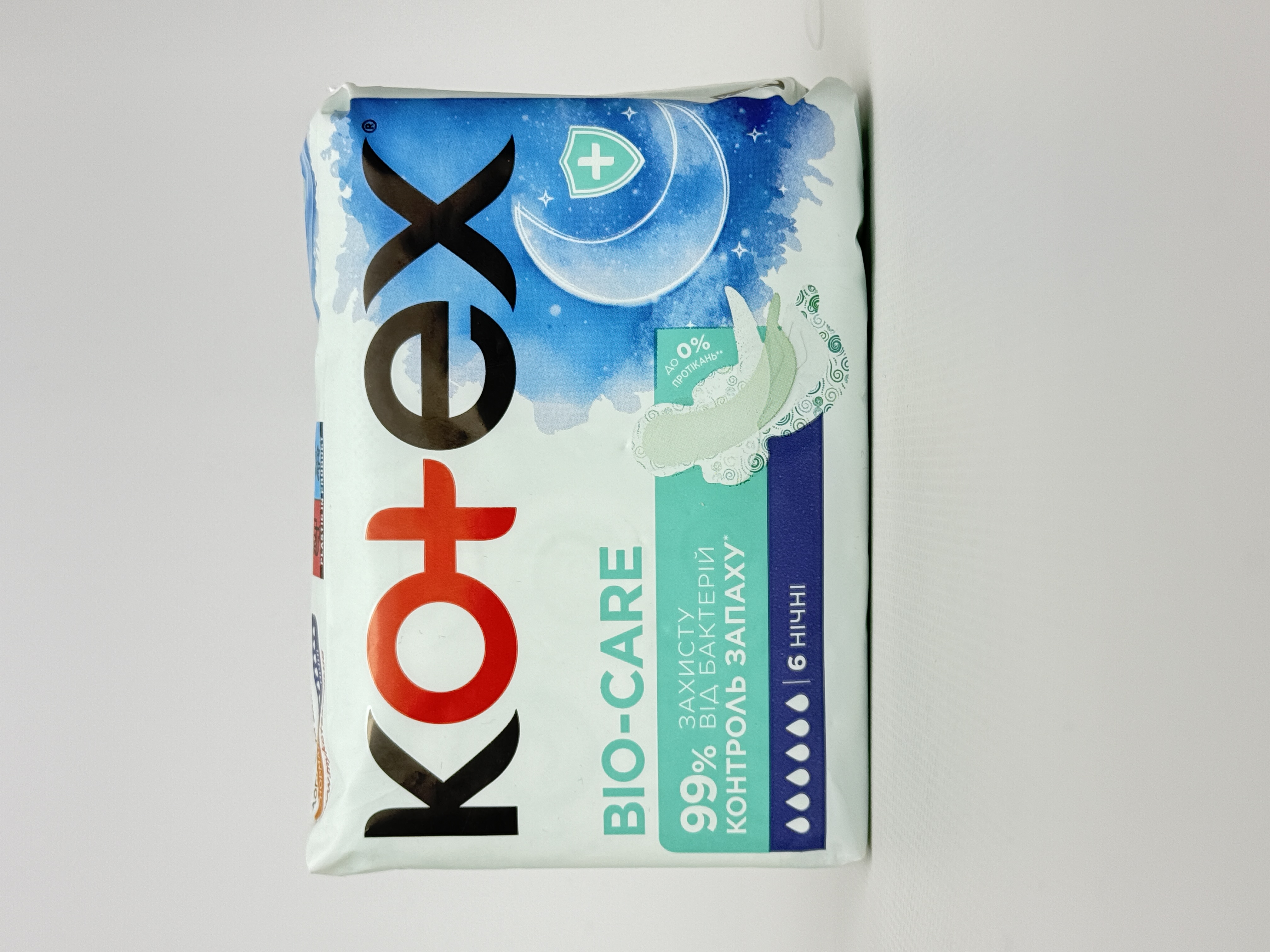 Kotex прокладки Bio Care Night 6шт