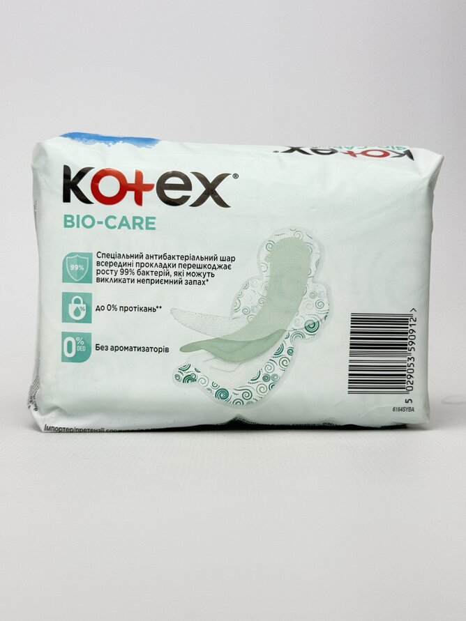 Kotex прокладки Bio Care Night 6шт
