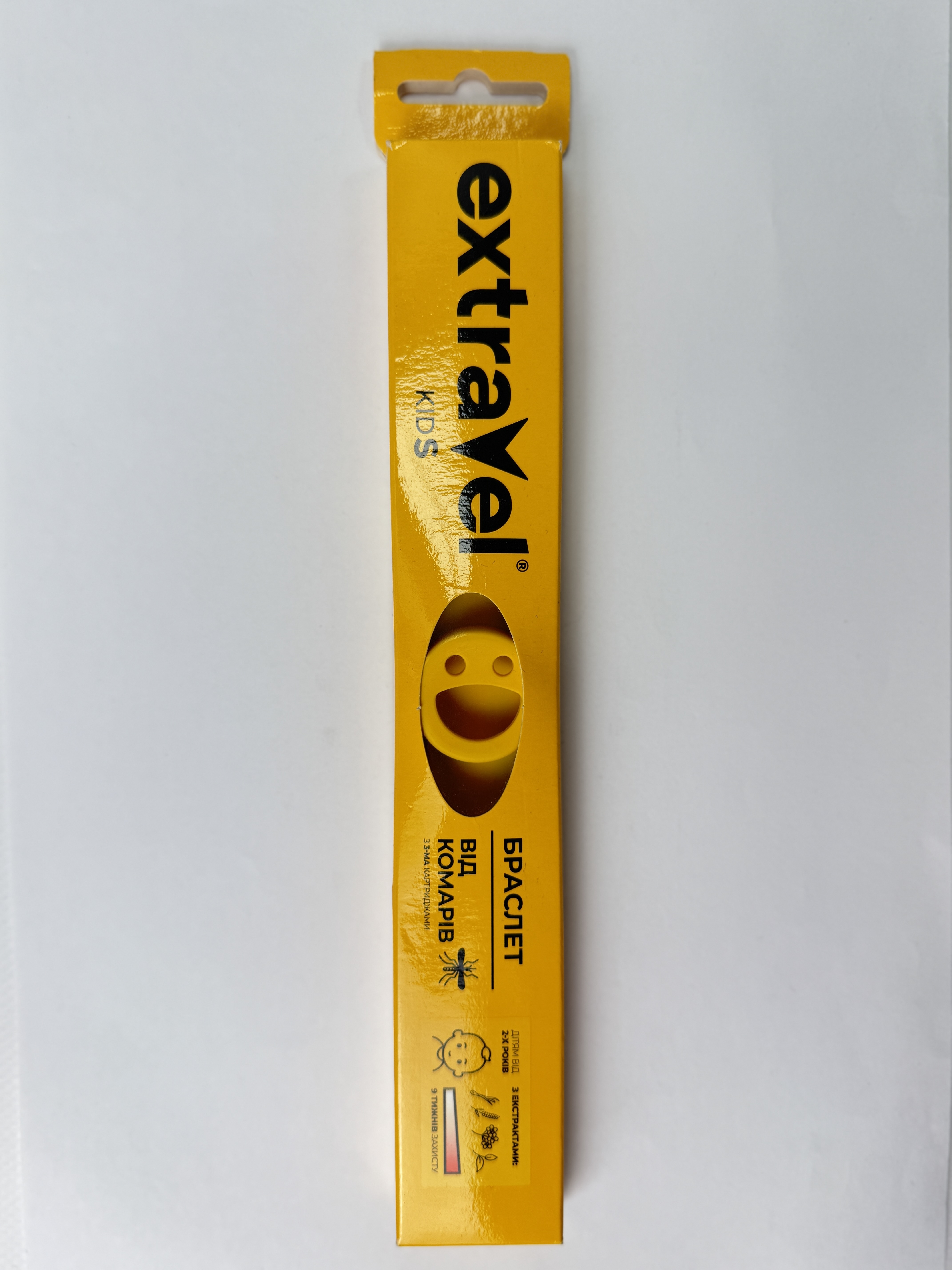 Extravel Kids браслет 1.8г від комарів зі змінним картриджем від 2-х років