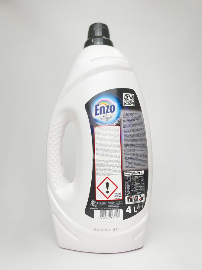 Гель для прання чорних речей 4л Dtluxe Enzo 2в1 Blak Gel
