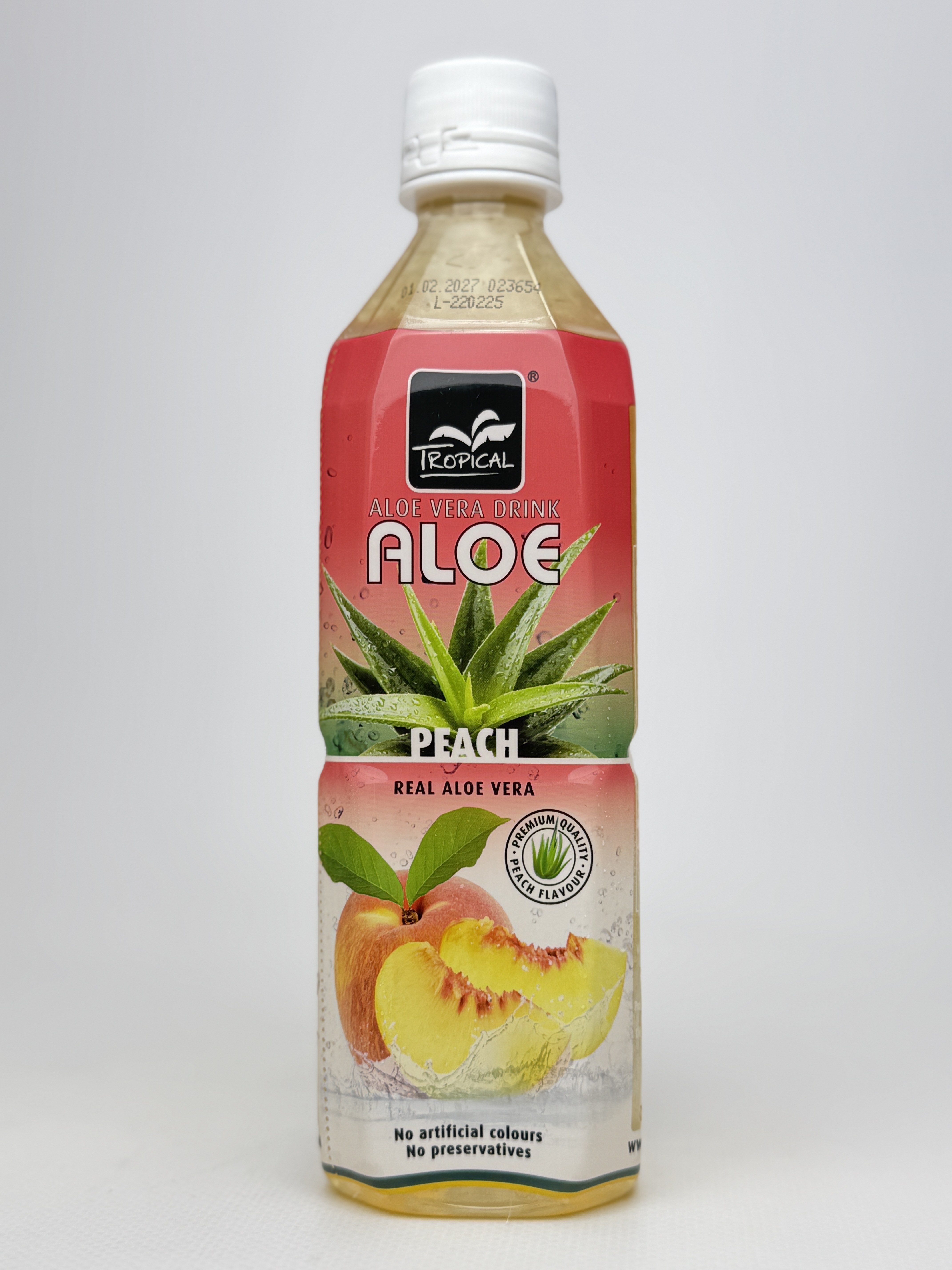 Tropical Напій Aloe Vera Peach (Персик) - 500 ml
