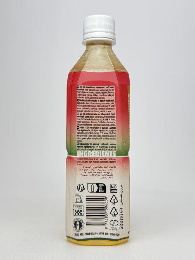 Tropical Напій Aloe Vera Peach (Персик) - 500 ml