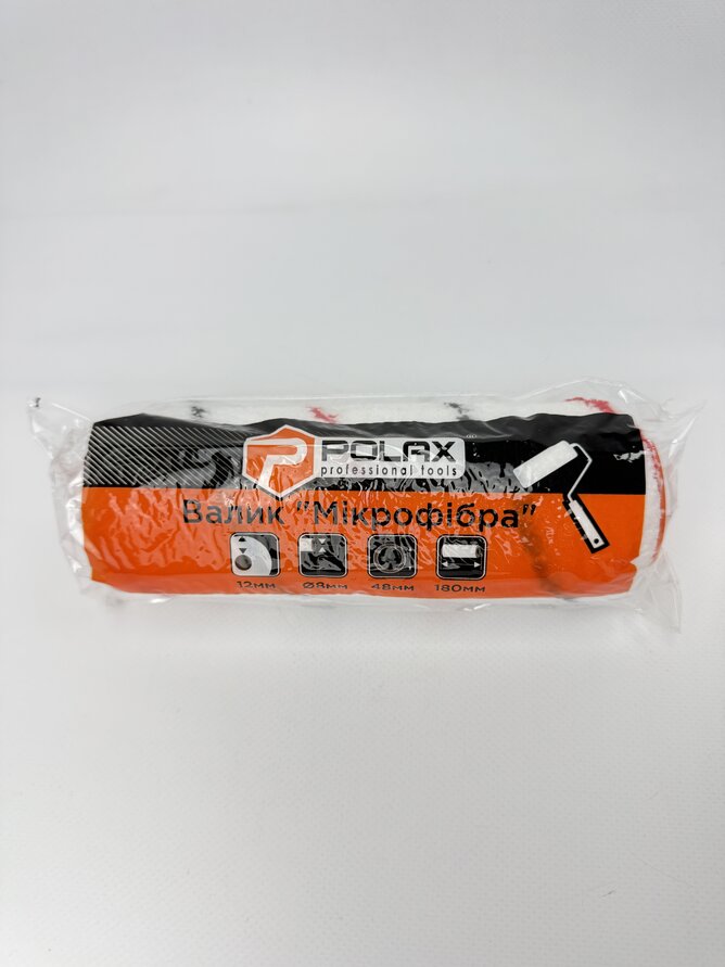 Валик POLAX "Mikrofiber master" 8х48х180мм