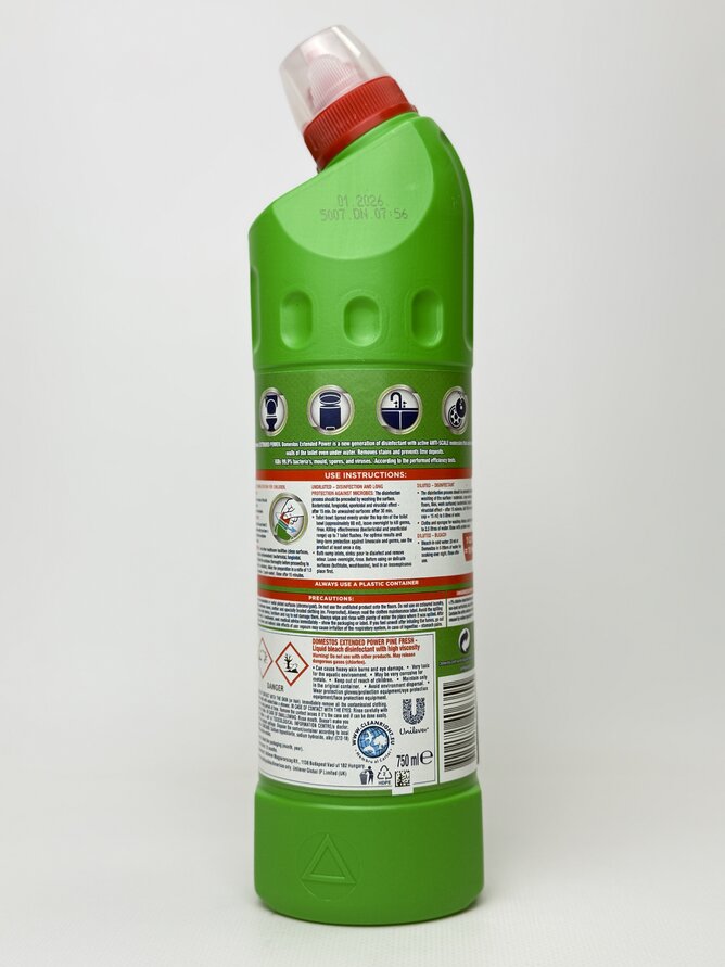 Гель DOMESTOS Bleach Pine Fresh (зелений) 750ml