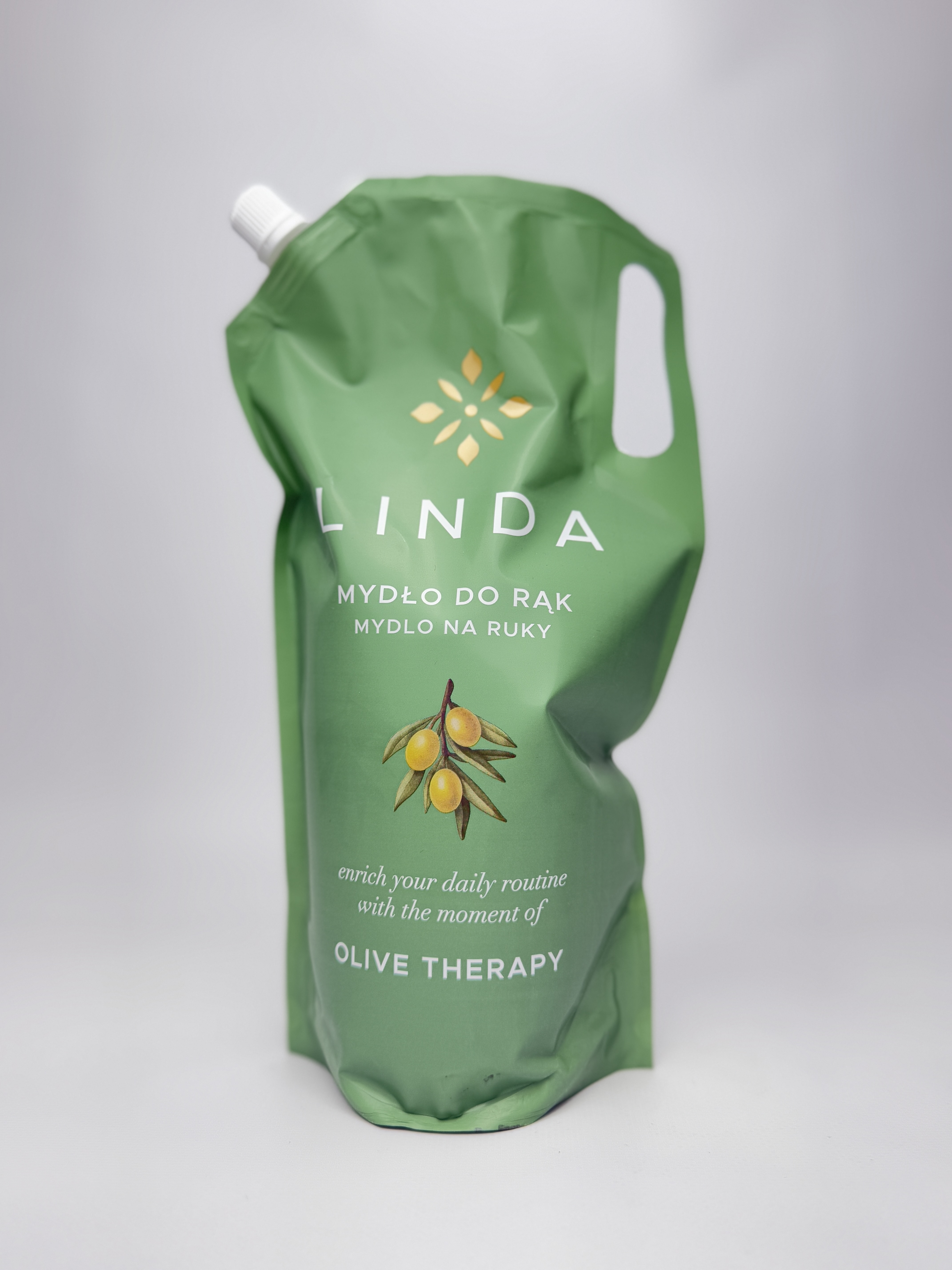 Linda - Рідке мило Doypack Оливка - 1L