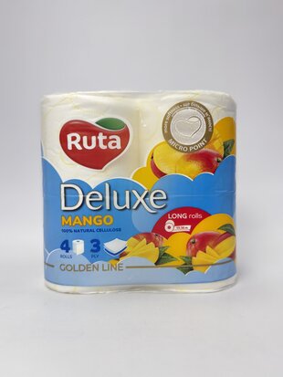 Папір туал. Ruta Pure White Deluxe білий манго (4 шт)
