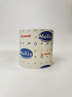Туалетний папір "Mollis" 65м/8/48 білий