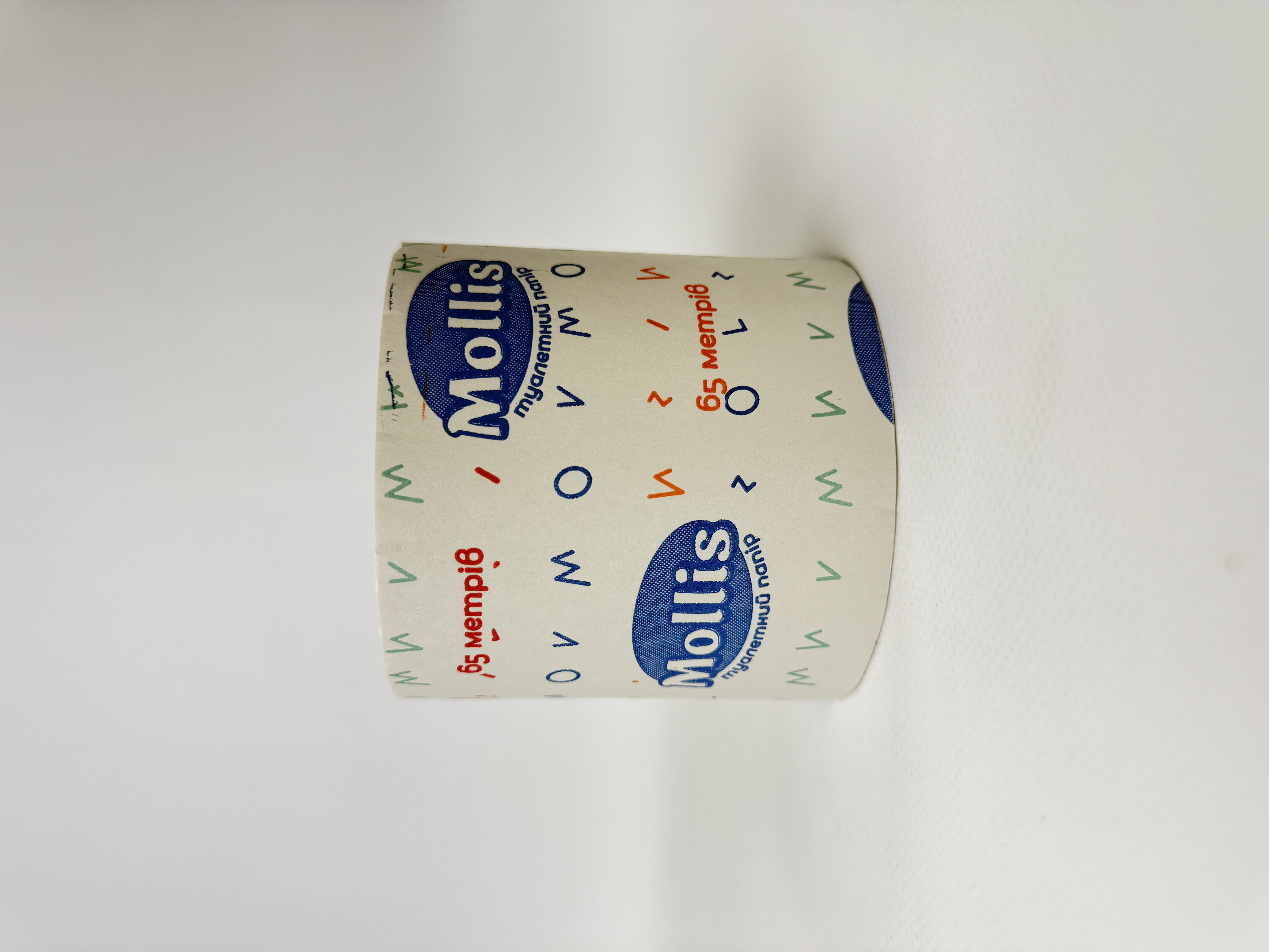 Туалетний папір "Mollis" 65м/8/48 білий