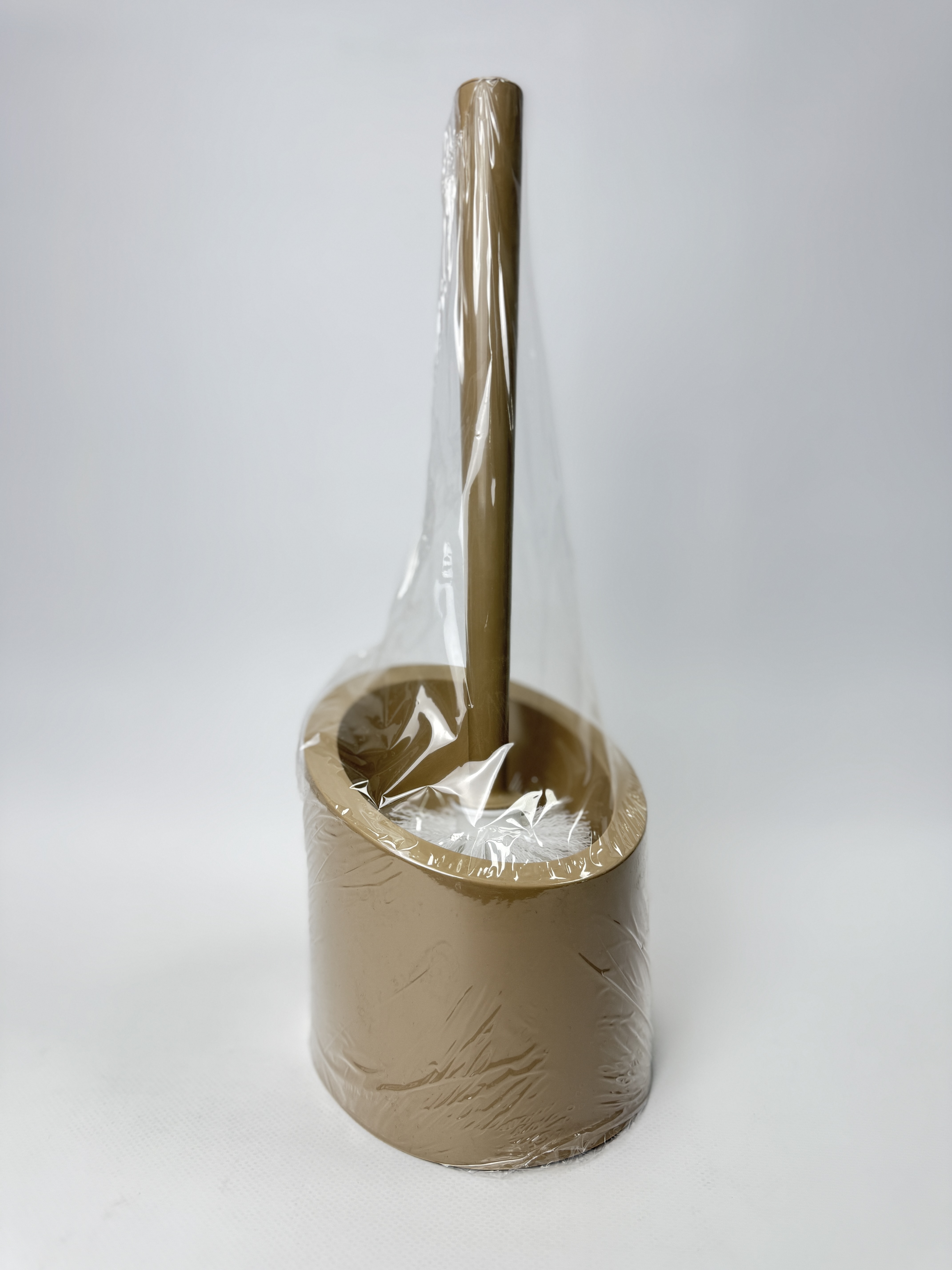 Йоржик для унітазу з підставкою "Аква". кремовий