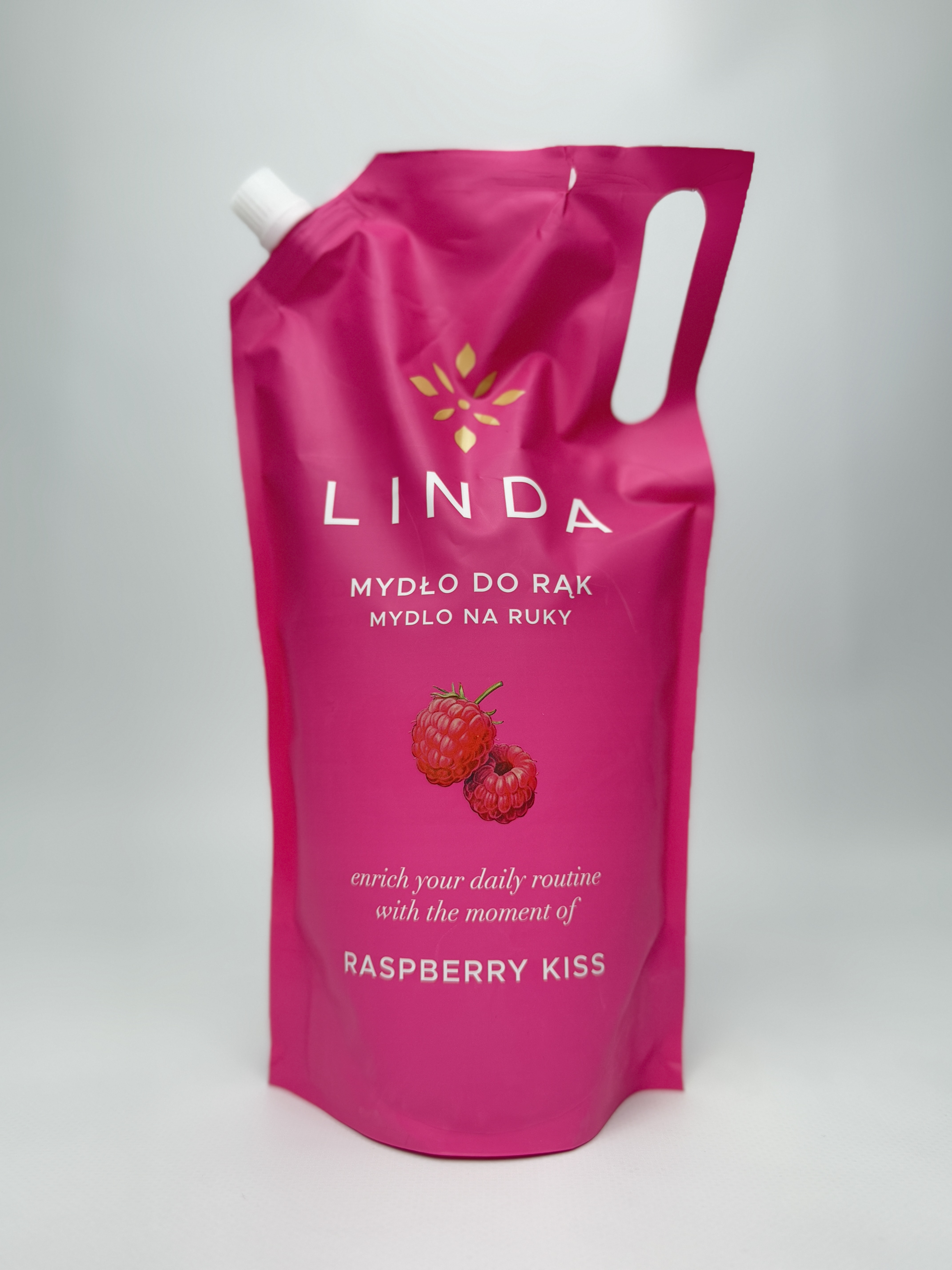 Linda - Рідке мило Doypack Малина- 1L