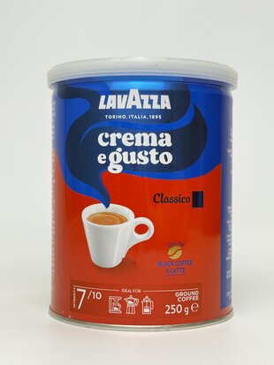 Lavazza Ж/Б Crema e Gusto Classico Мелена 250г