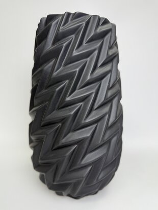 Керамічна ваза Орігамі ХL чорний мат