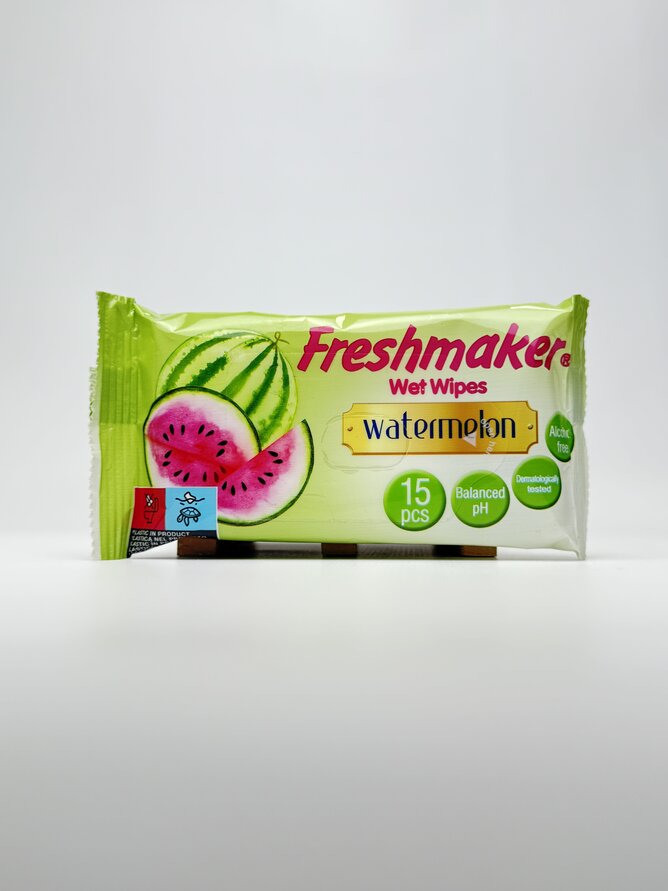 Freshmaker Серветки вологі Fruit Mix - 15шт