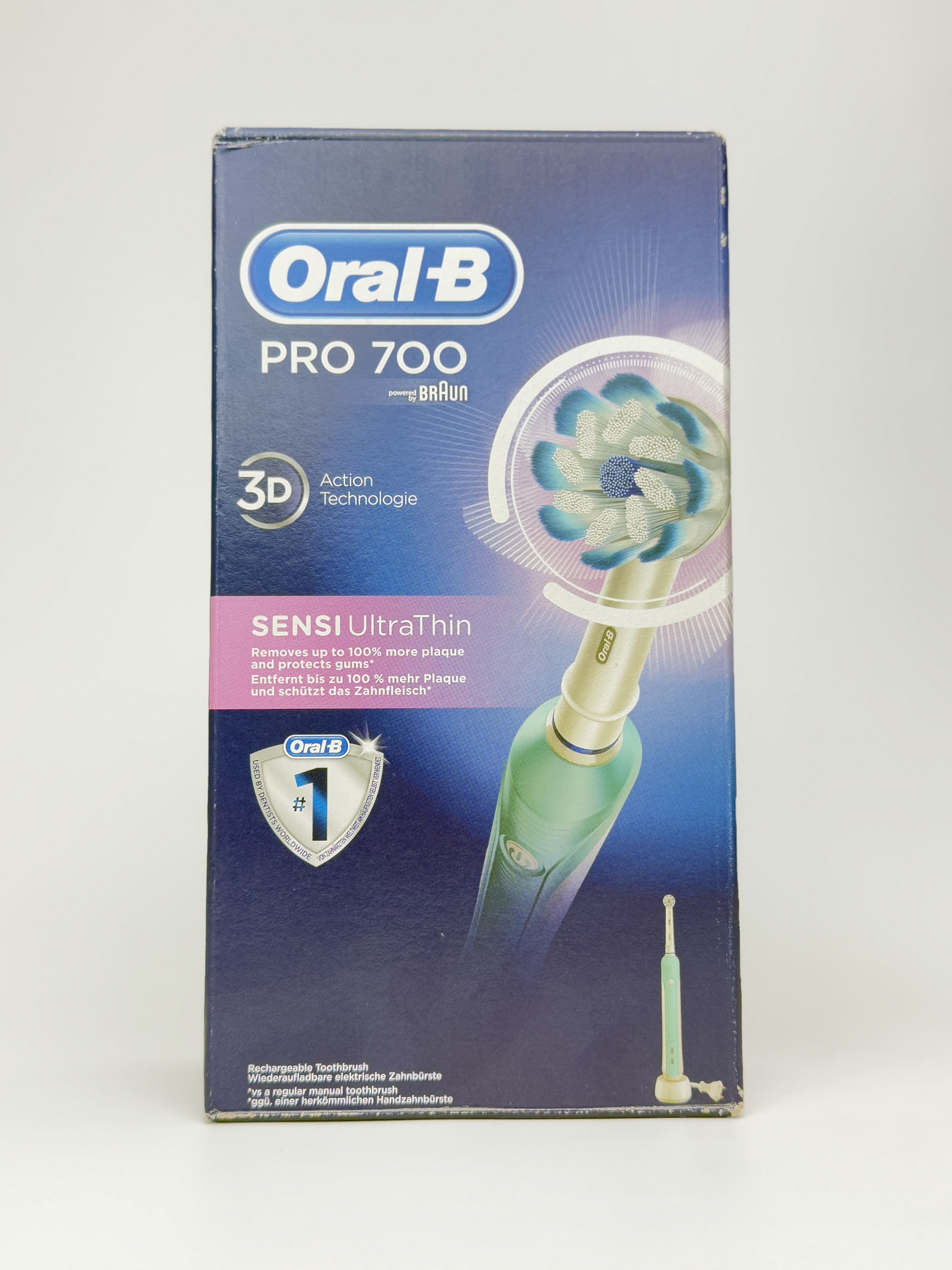 Oral-B Щітка акумуляторнаBraun Pro 700 Sensi Ultra. green