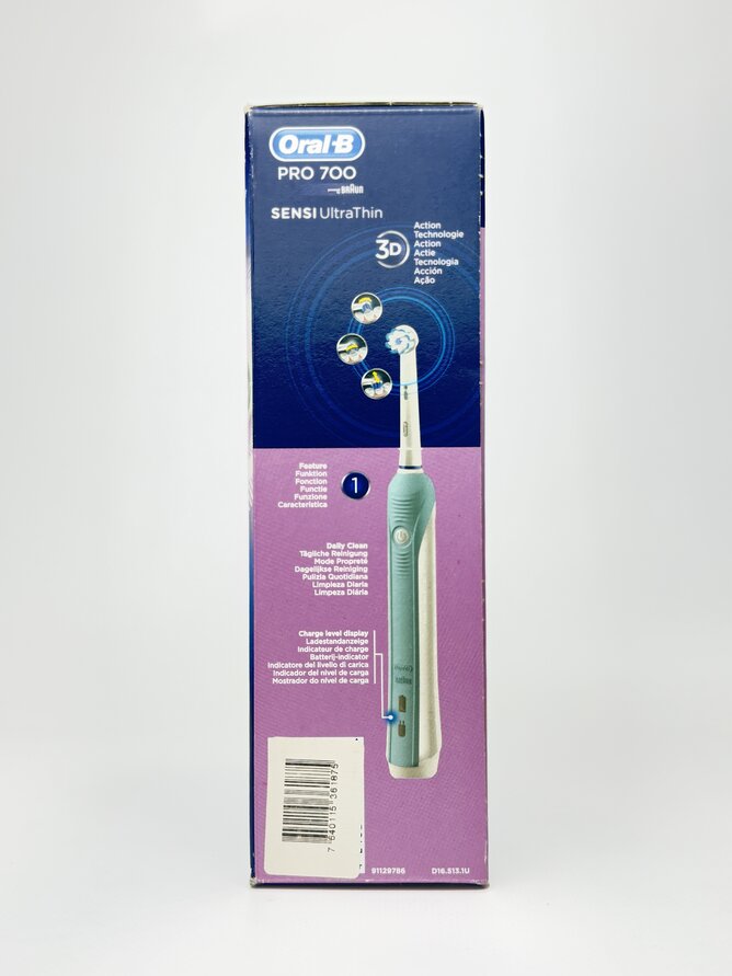 Oral-B Щітка акумуляторнаBraun Pro 700 Sensi Ultra. green