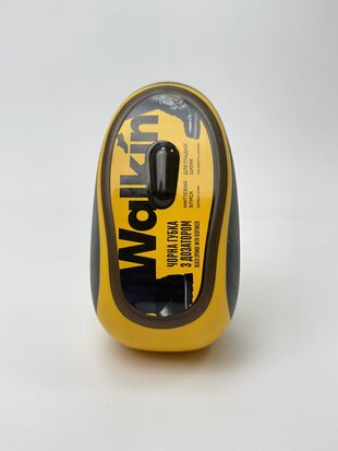 WALKIN Губка д/гладкої шкіри з дозатором чорна