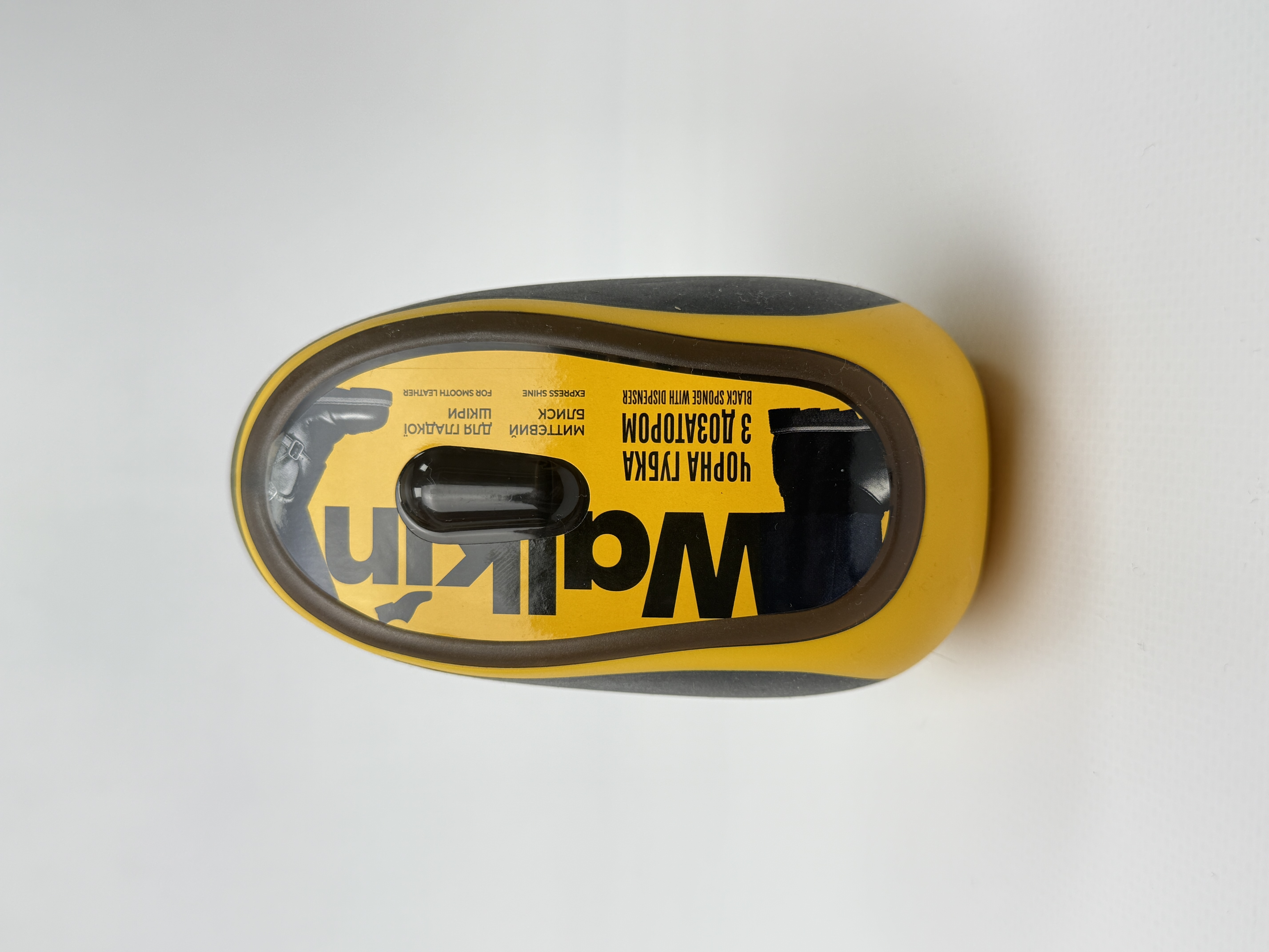 WALKIN Губка д/гладкої шкіри з дозатором чорна