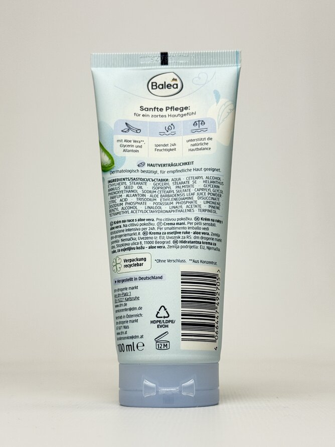 Balea Крем для рук Handcreme Sensitive 100мл