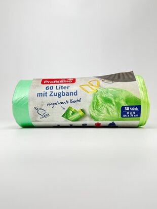 Profissimo Мішки для сміття з зав'язками 60L 30St