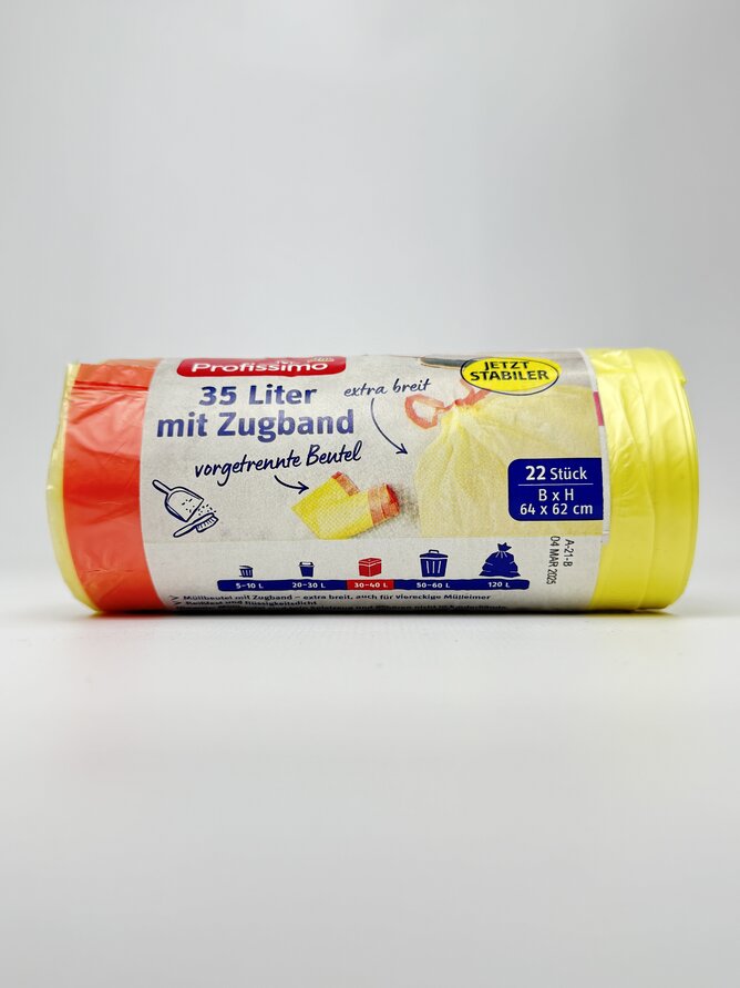 Profissimo Мішки для сміття з зав'язками 35L 22St