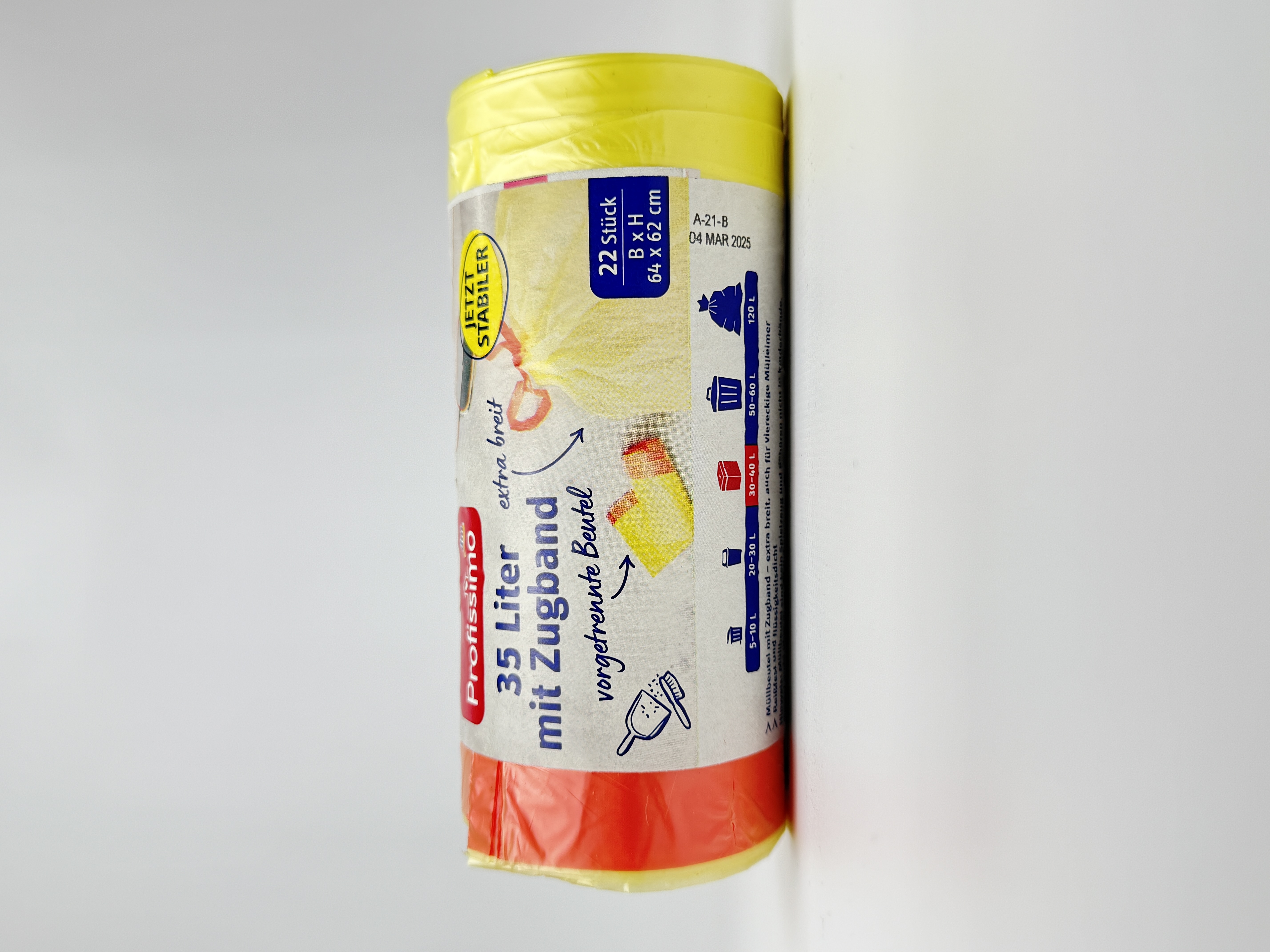 Profissimo Мішки для сміття з зав'язками 35L 22St