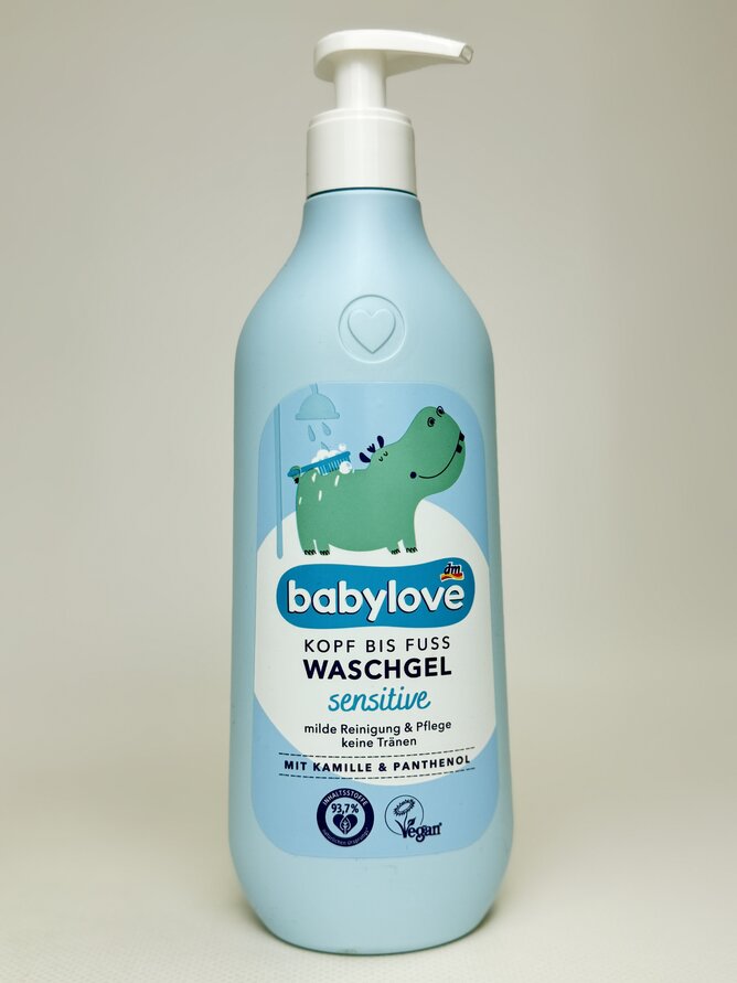 babylove Дитячий гель для вмивання Sensitive 500мл