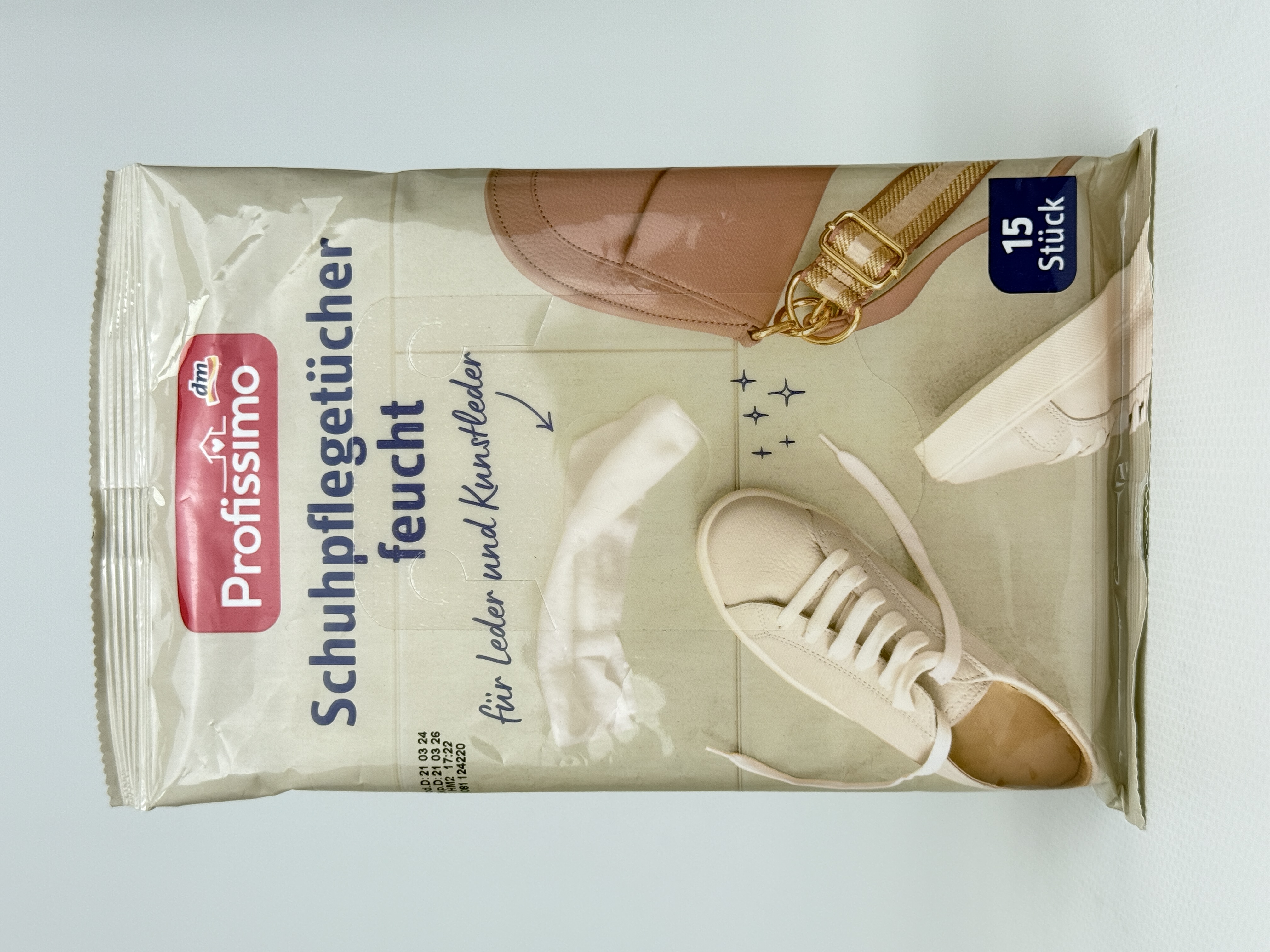 Profissimo Серветки для шкіряного взуття Schuhpflegetucher 15шт.