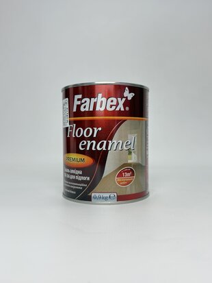 Емаль алкідна ПФ-266 сіра ТМ "Farbex" 0.9 кг