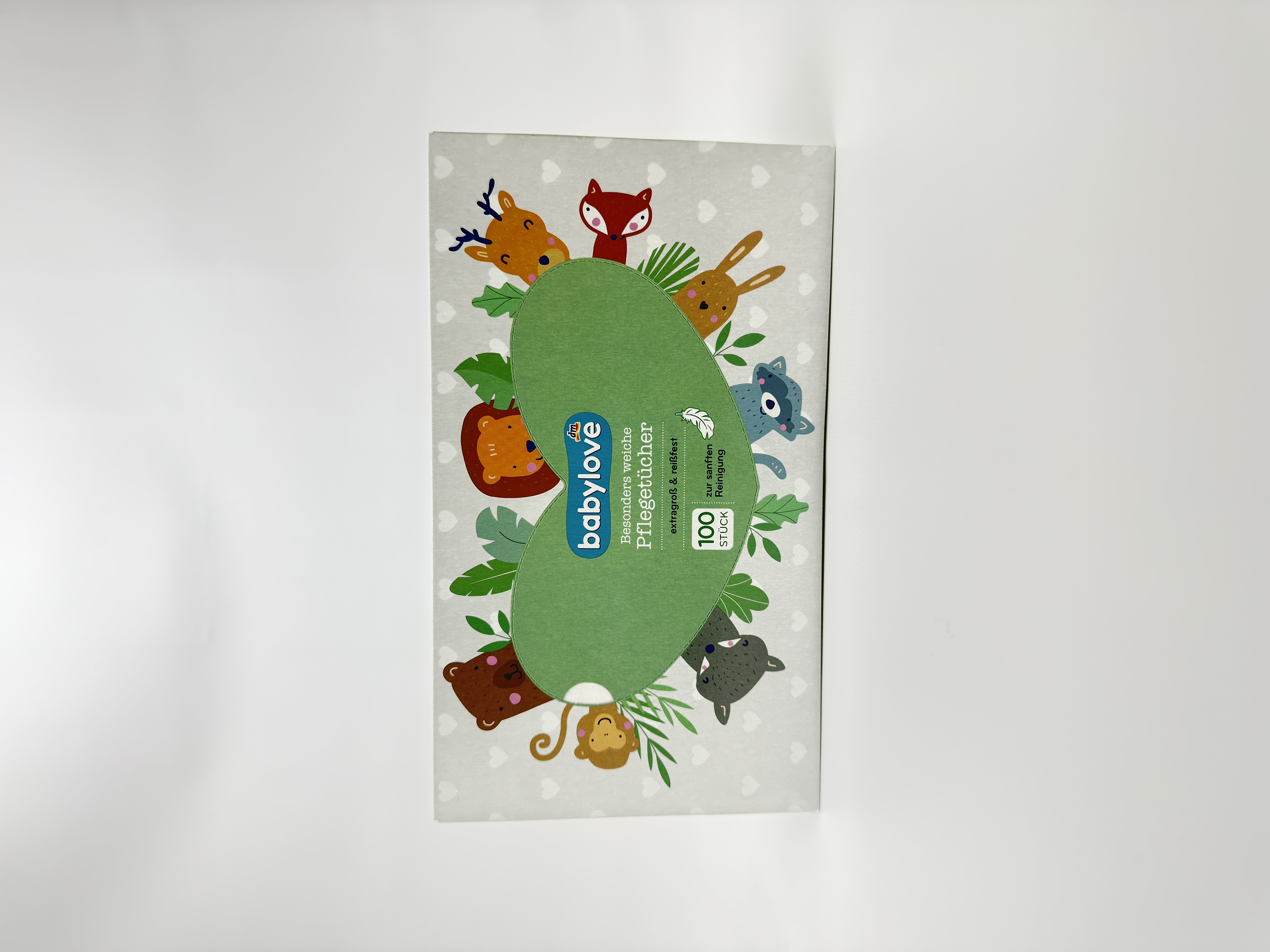 babylove Дитячі серветки сухі Babypflegetucher trocken 100St