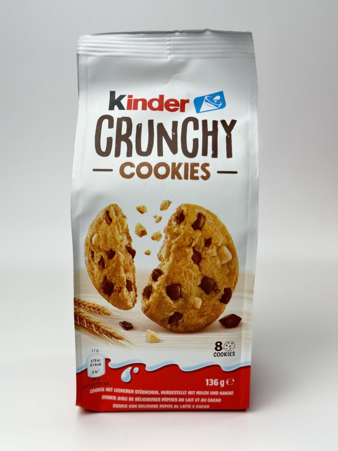 Печиво Kinder Crunchy Cookies 136г