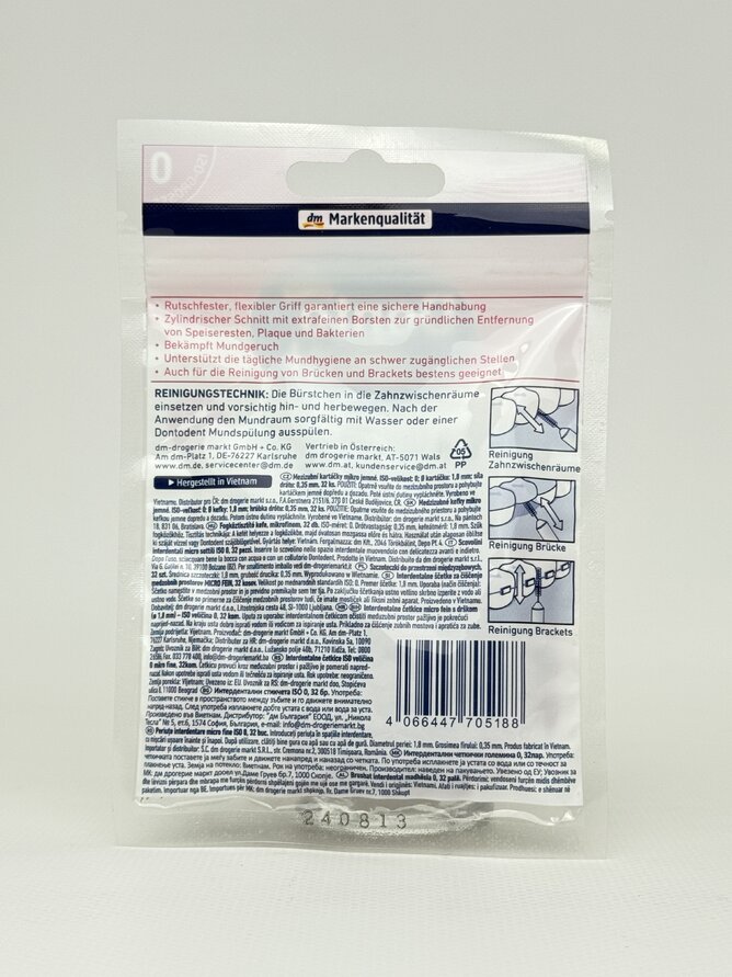Dontodent Йоржики Interdentalbursten (розмір 0) 32шт.