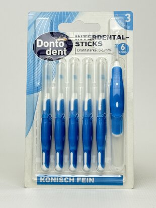 Dontodent Зубні йоржики (3) 6шт.