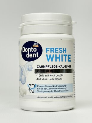 Dontodent Жувальна гумка Fresh White 50шт.