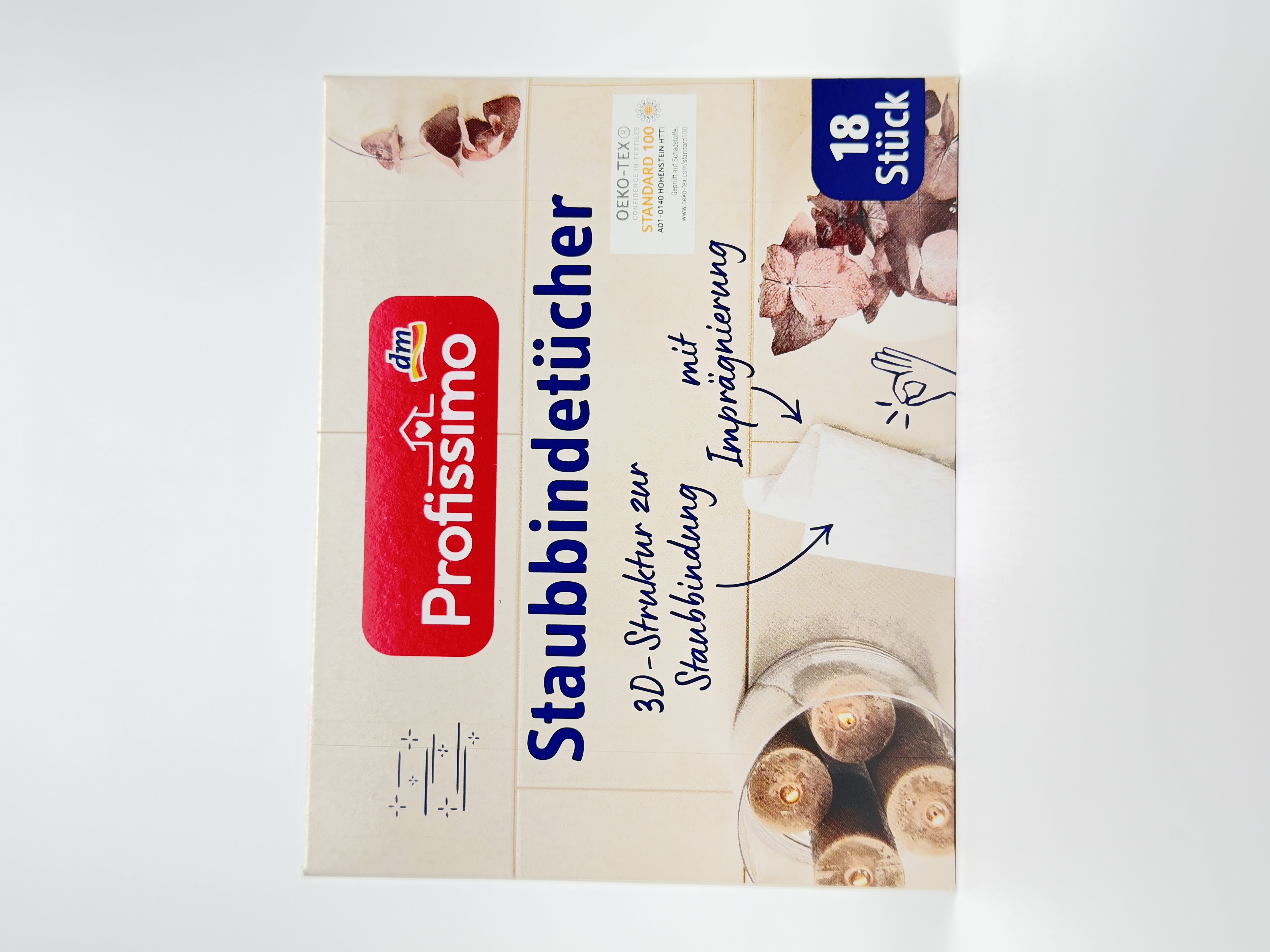 Profissimo Серветки для швабр 3D Staubbindetucher 18шт.