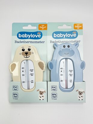 babylove Термометр д/купання Бегемот+Тюлень 1шт.