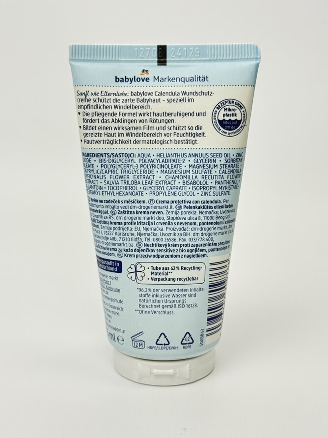 babylove Крем Calendula Wundschutzcreme 75ml