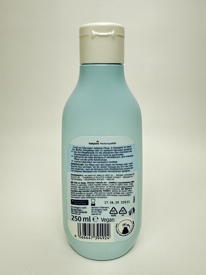 babylove Олійка Pflege & Massageoil 250ml