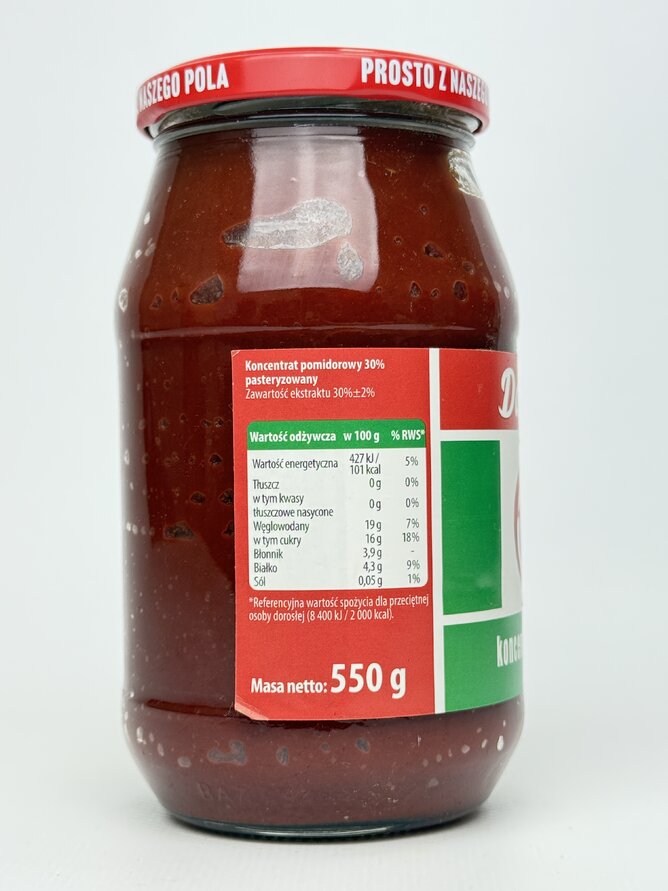 Dawtona Томатна Паста Koncentrat Pomidorowy - 550 g